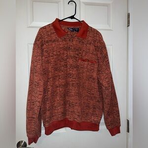 John Blair Vintage Men’s Long Sleeve Collared Shirt Size Large